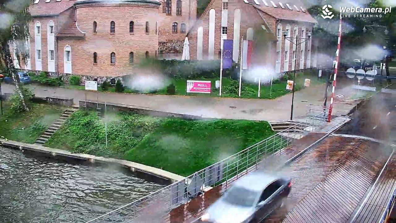 Giżycko - widok na most obrotowy - 11 wresień 2025, 17:10