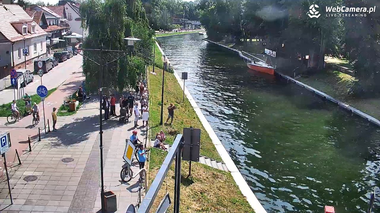 Giżycko - widok na most obrotowy - 19 lipiec 2026, 12:33