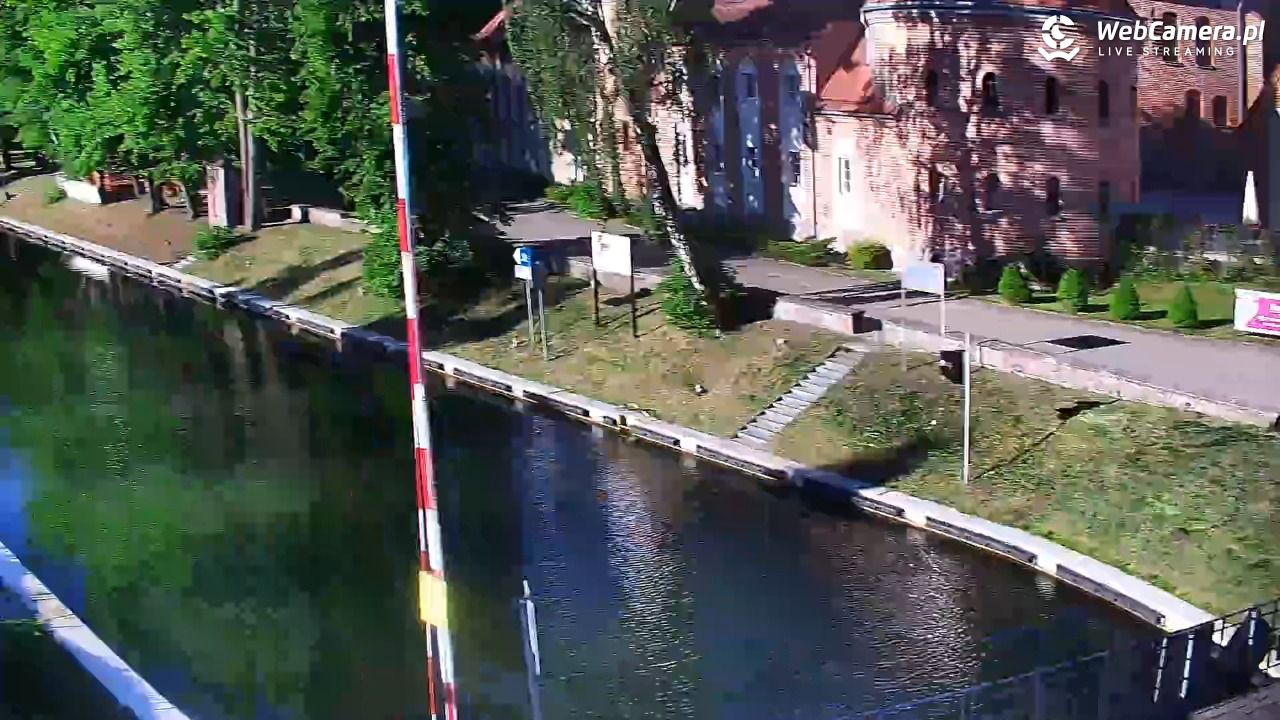 Giżycko - widok na most obrotowy - 30 maj 2026, 06:44