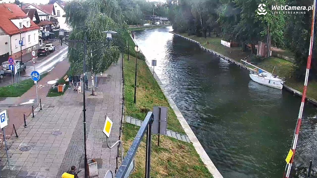 Giżycko - widok na most obrotowy - 20 lipiec 2026, 13:14