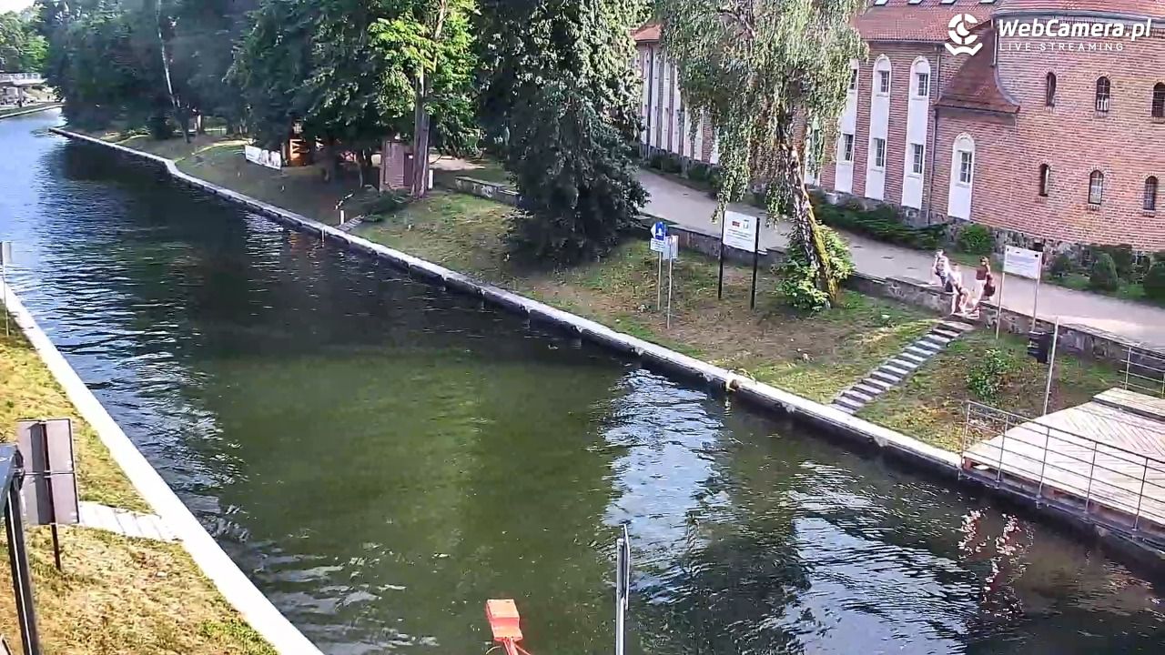 Giżycko - widok na most obrotowy - 19 lipiec 2026, 17:53