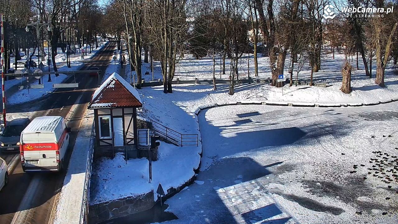 Giżycko - widok na most obrotowy - 16 luty 2026, 09:52