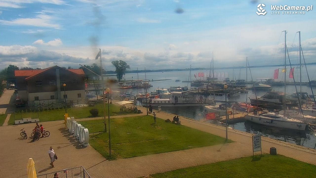 Giżycko - widok na marinę i molo - 02 sierpień 2026, 11:36