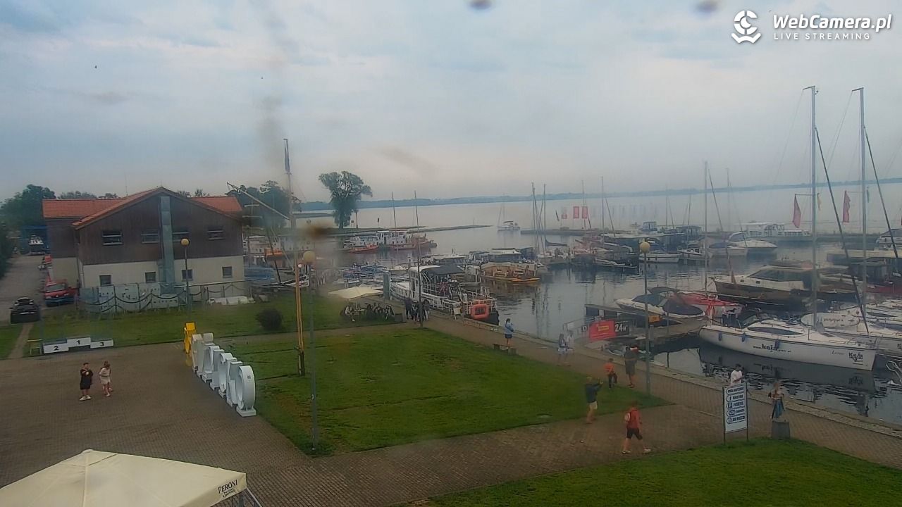 Giżycko - widok na marinę i molo - 01 sierpień 2026, 16:15