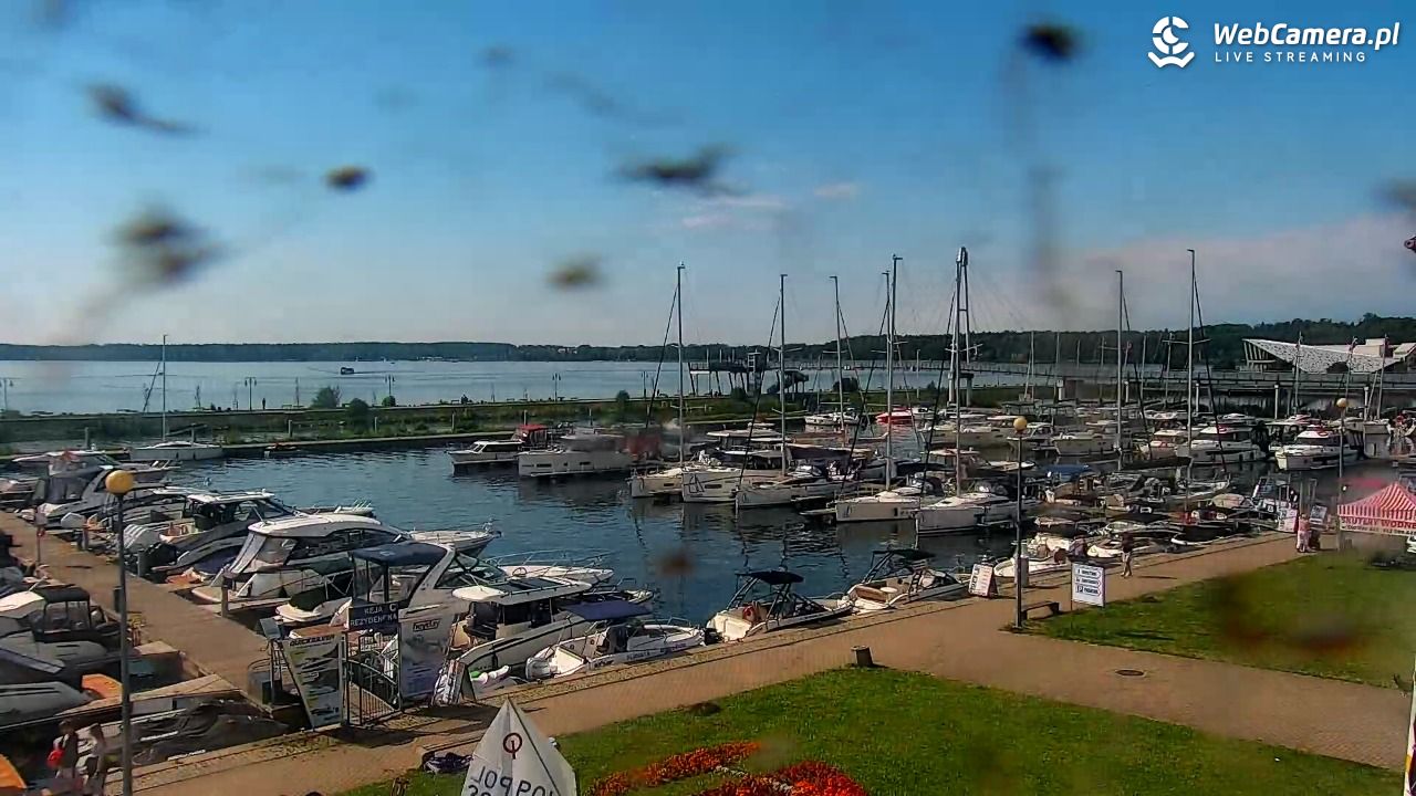 Giżycko - widok na marinę i molo - 30 sierpień 2025, 11:41