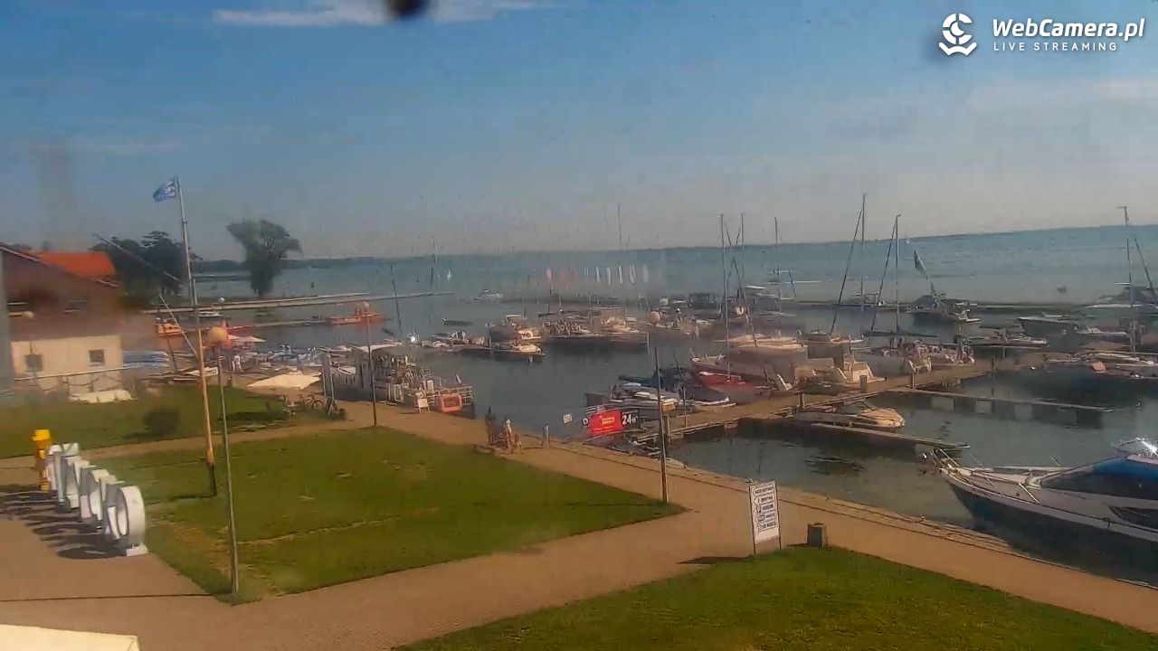 Giżycko - widok na marinę i molo - 05 sierpień 2026, 15:00
