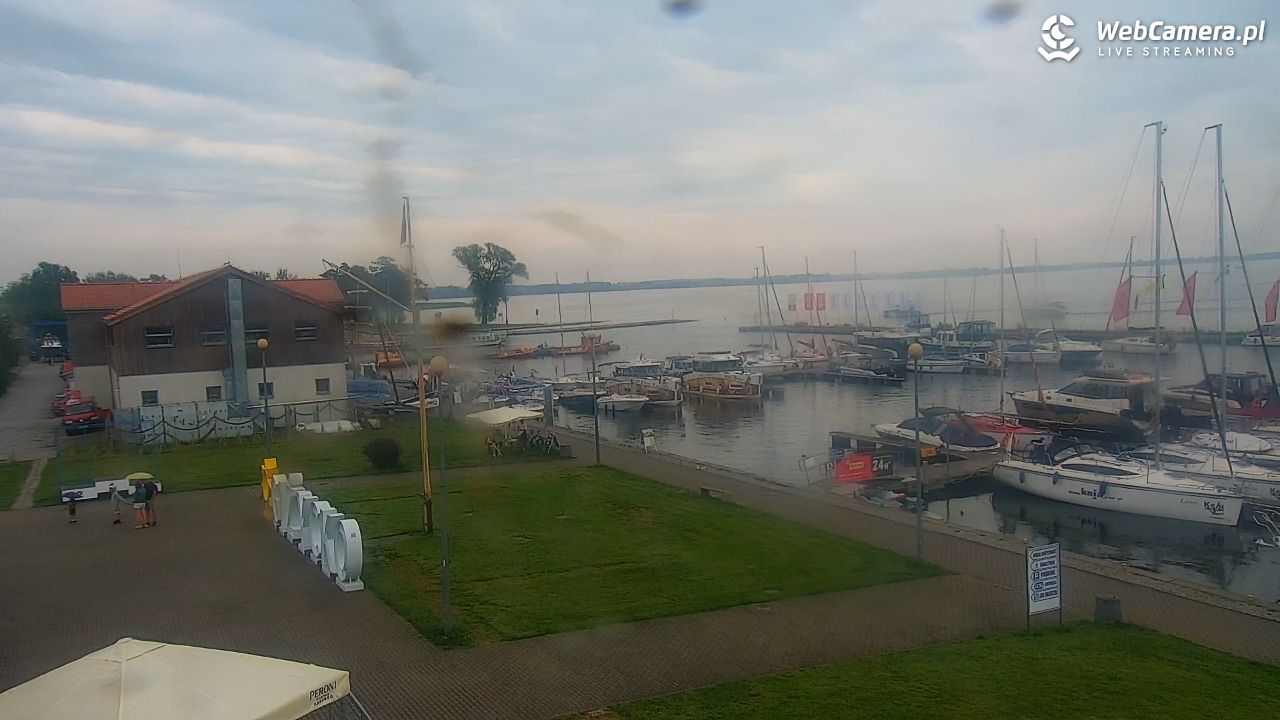 Giżycko - widok na marinę i molo - 01 sierpień 2026, 14:55
