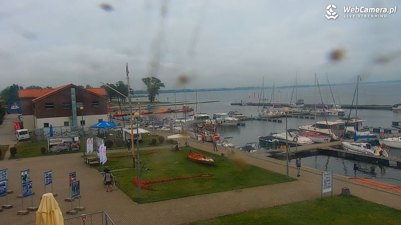 Giżycko - widok na marinę i molo - 31 sierpień 2025, 11:22