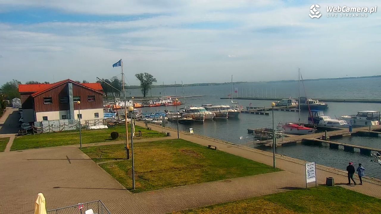 Giżycko - widok na marinę i molo - 04 maj 2026, 14:47