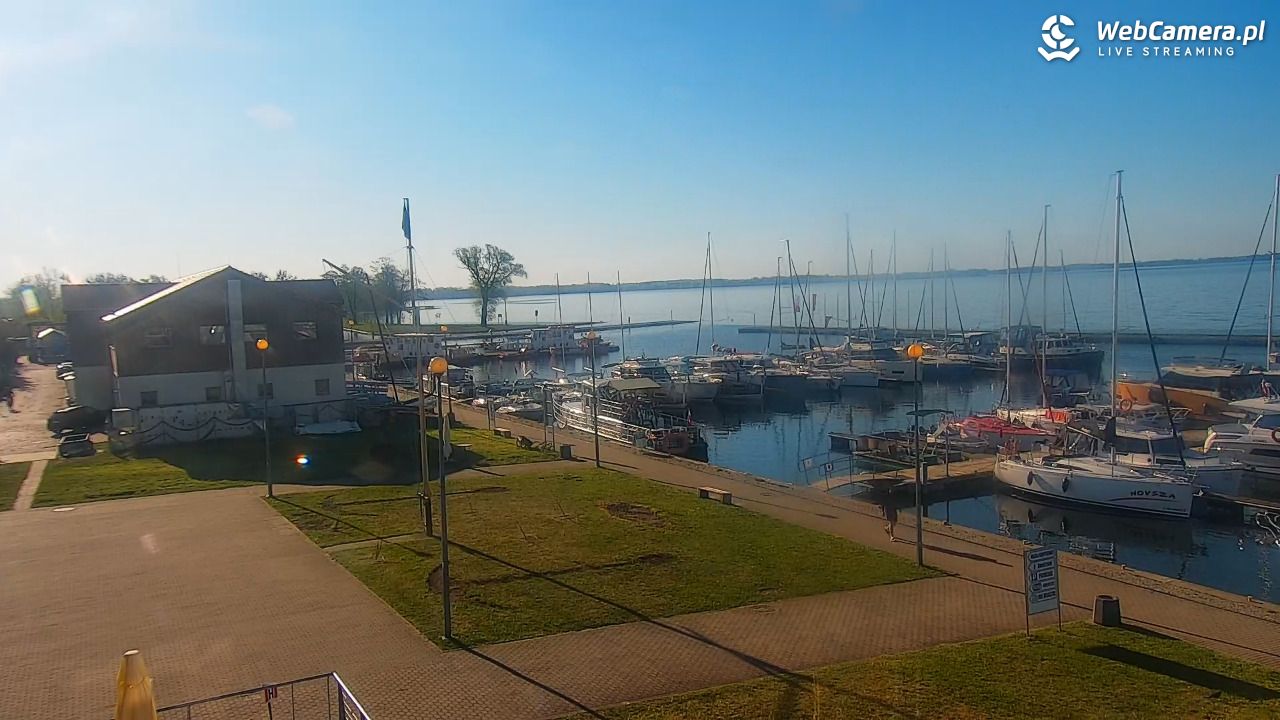 Giżycko - widok na marinę i molo - 03 maj 2026, 07:43