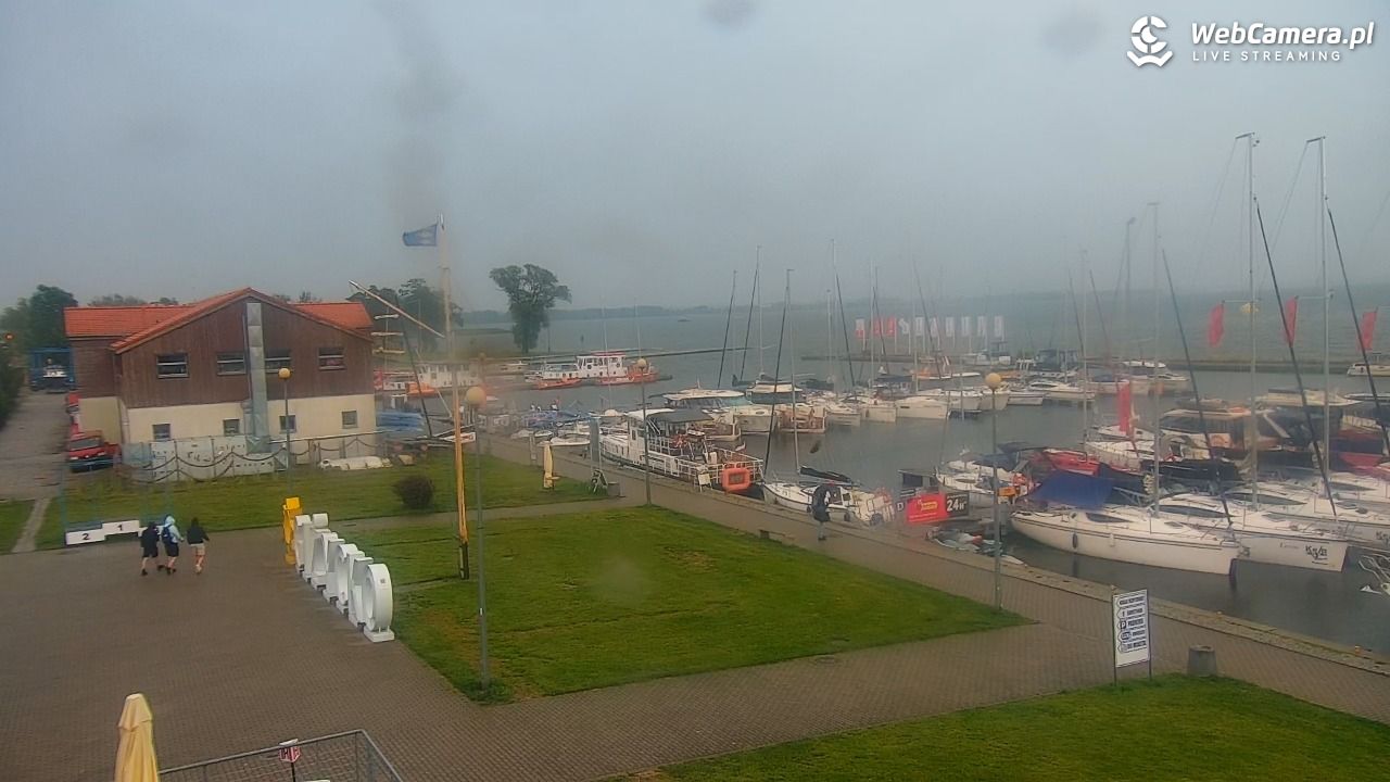 Giżycko - widok na marinę i molo - 01 sierpień 2026, 05:54