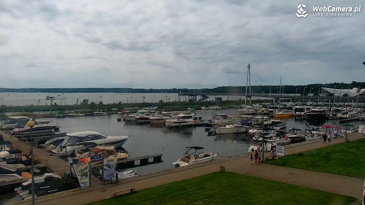 Giżycko - widok na marinę i molo - 03 sierpień 2026, 11:46