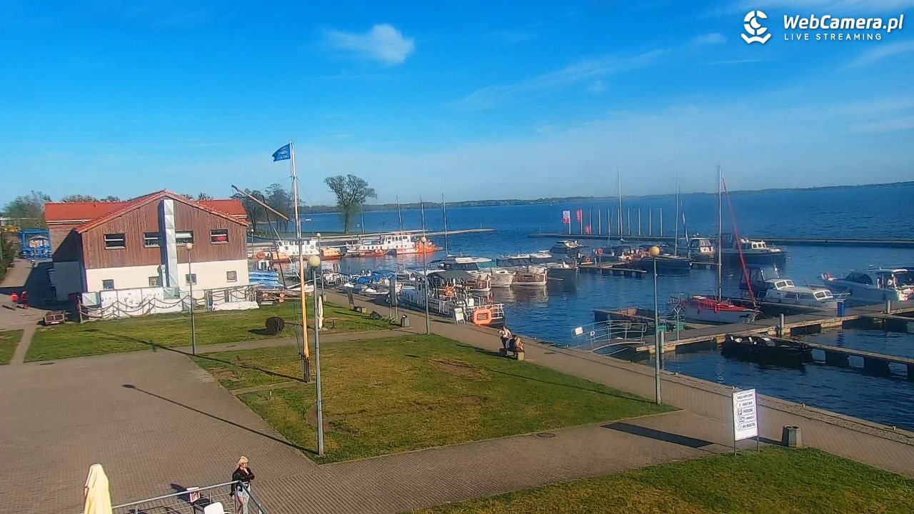 Giżycko - widok na marinę i molo - 03 maj 2026, 17:28