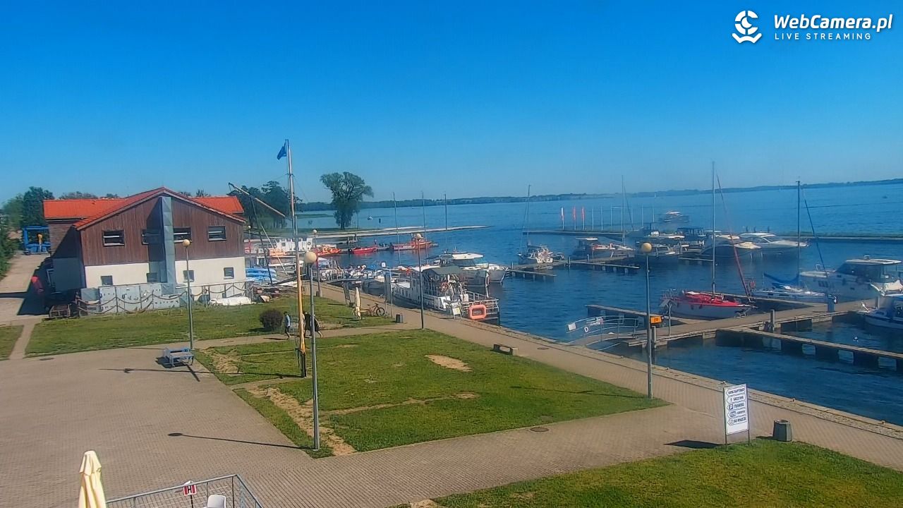 Giżycko - widok na marinę i molo - 20 czerwiec 2026, 15:16