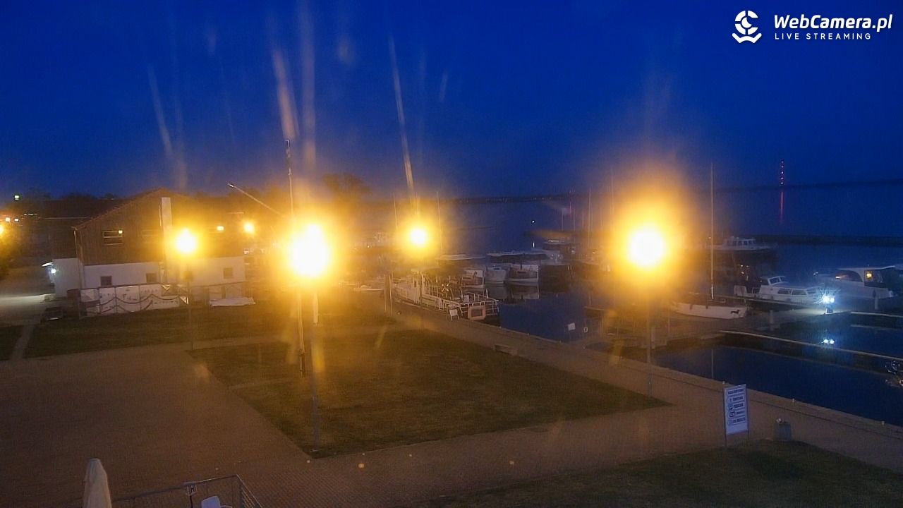 Giżycko - widok na marinę i molo - 03 maj 2026, 20:59