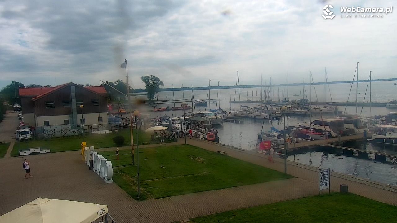 Giżycko - widok na marinę i molo - 03 sierpień 2026, 11:46