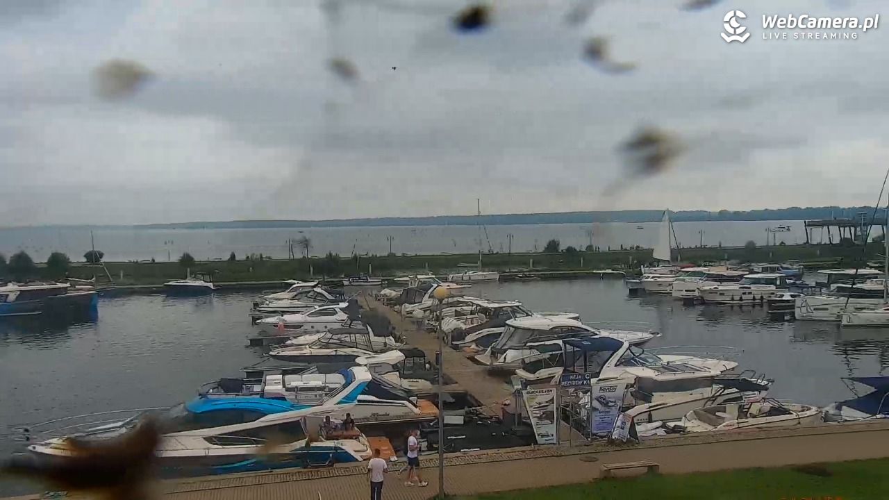 Giżycko - widok na marinę i molo - 31 sierpień 2025, 13:53