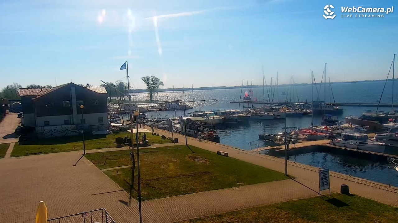 Giżycko - widok na marinę i molo - 03 maj 2026, 09:37