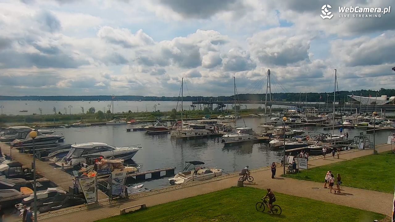 Giżycko - widok na marinę i molo - 02 sierpień 2026, 13:09