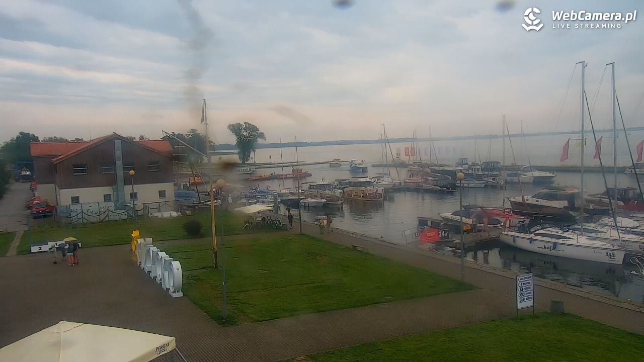Giżycko - widok na marinę i molo - 01 sierpień 2026, 14:55