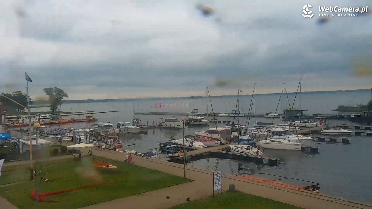 Giżycko - widok na marinę i molo - 31 sierpień 2025, 14:55