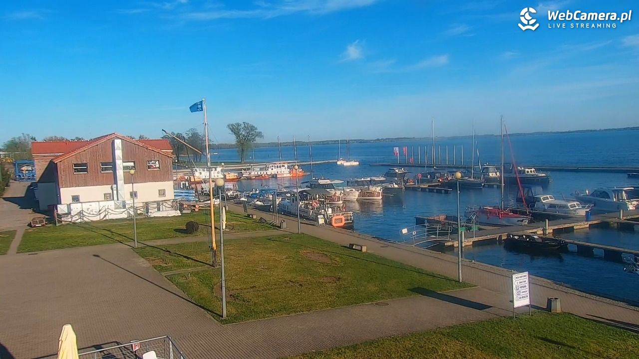 Giżycko - widok na marinę i molo - 03 maj 2026, 18:00