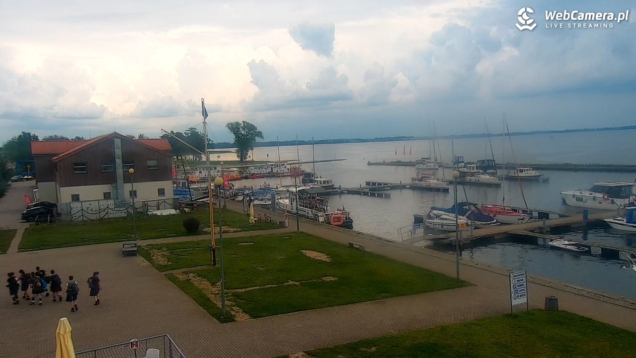 Giżycko - widok na marinę i molo - 21 czerwiec 2026, 15:34