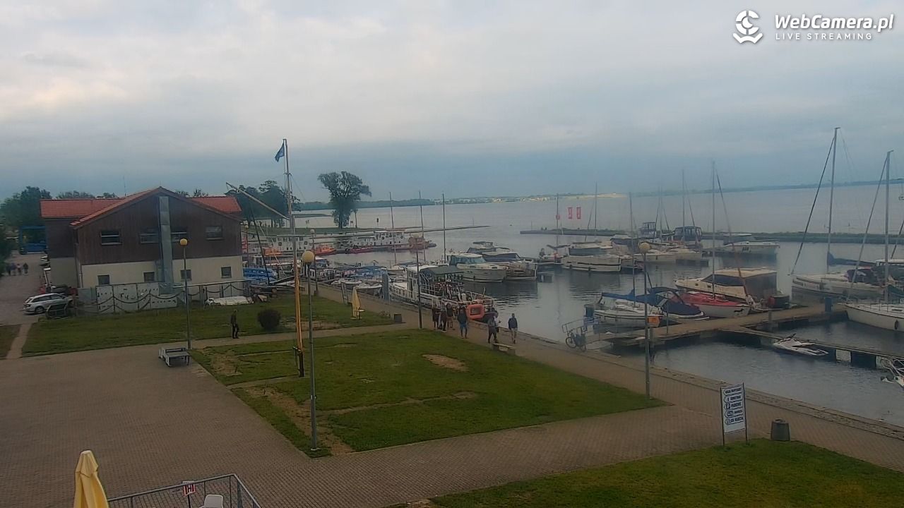 Giżycko - widok na marinę i molo - 18 czerwiec 2026, 18:13