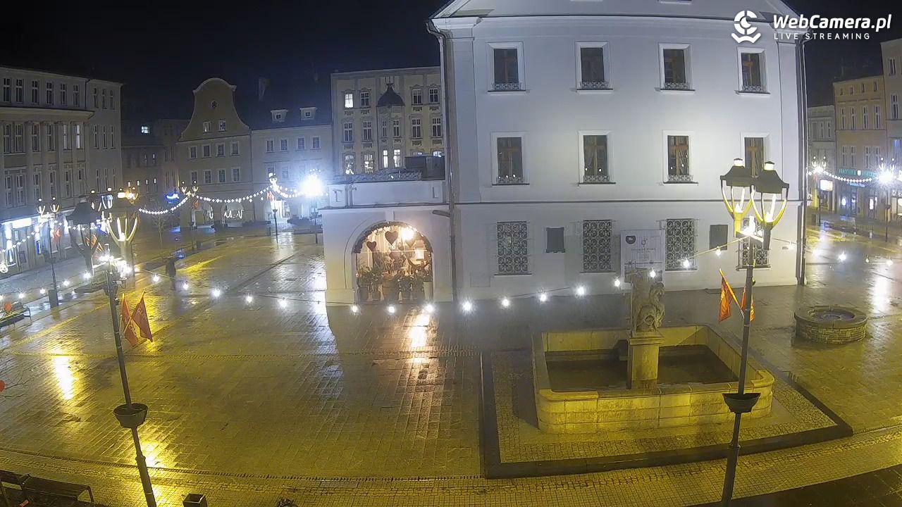 GLIWICE - widok na Rynek - 13 luty 2026, 21:08