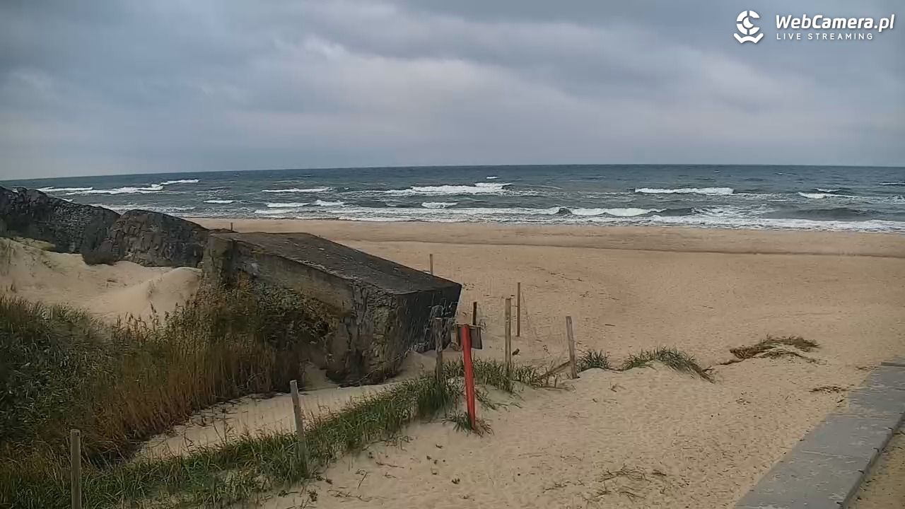 BOBOLIN - widok na plażę - 06 październik 2026, 06:53