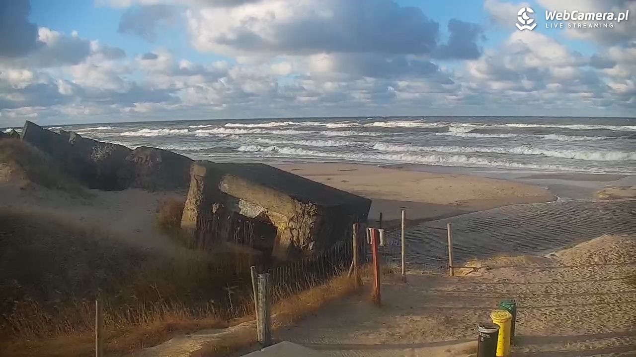 BOBOLIN - widok na plażę - 30 grudzień 2025, 11:32