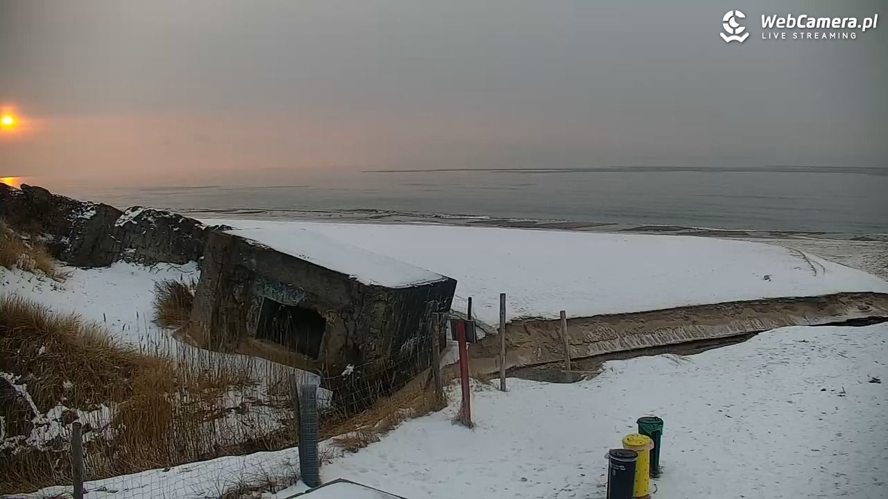 BOBOLIN - widok na plażę - 17 luty 2026, 16:35