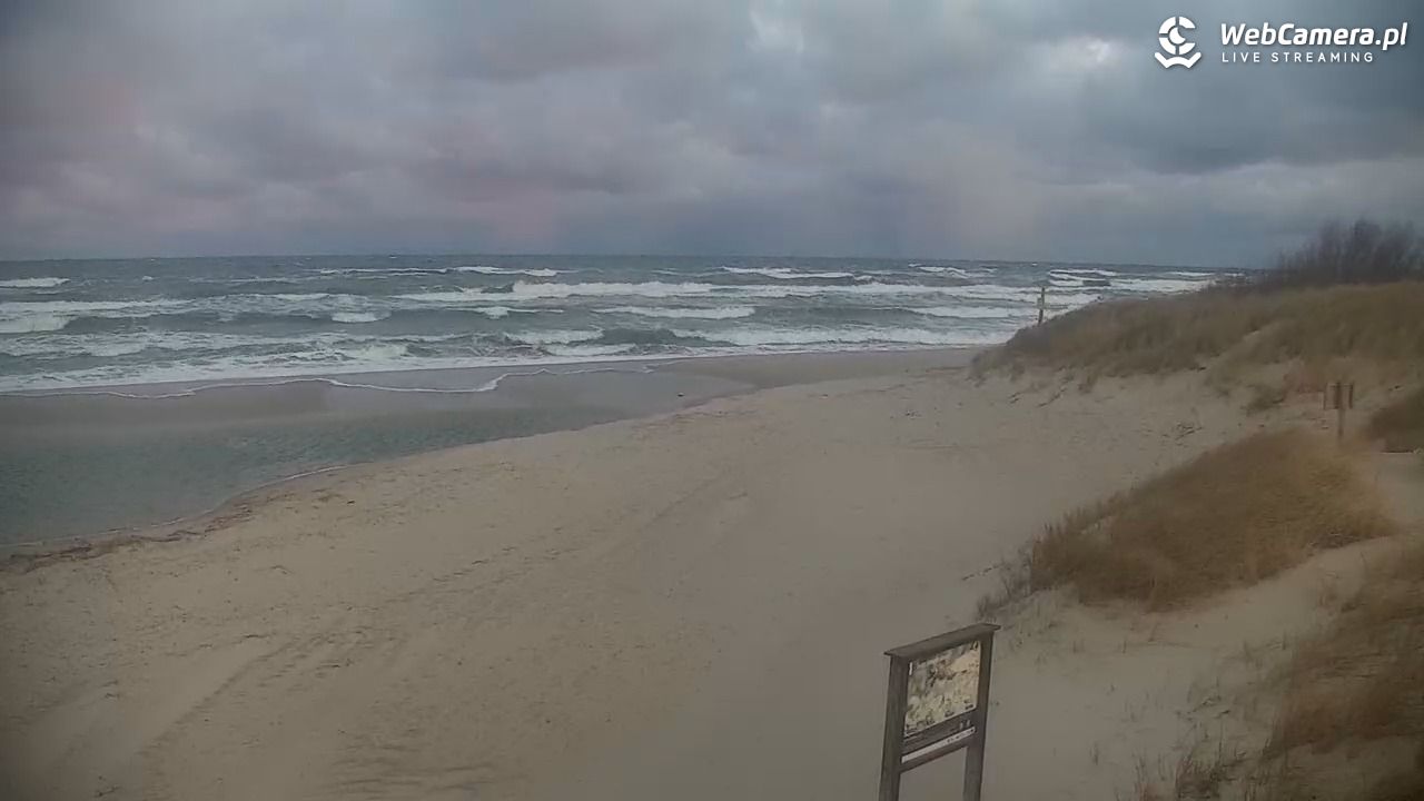 BOBOLIN - widok na plażę - 30 grudzień 2025, 08:16