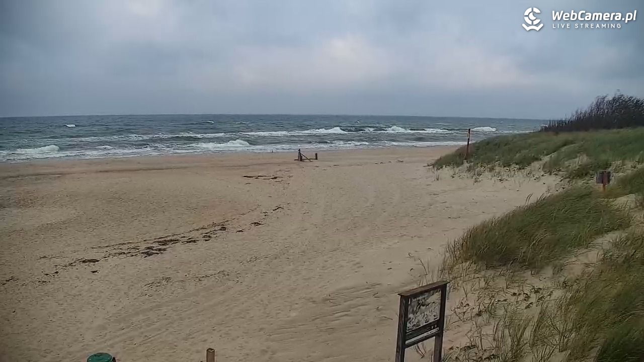 BOBOLIN - widok na plażę - 06 październik 2026, 06:58