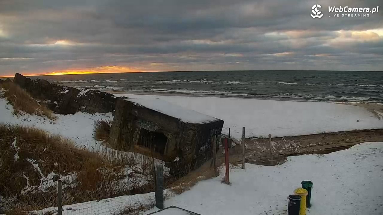 BOBOLIN - widok na plażę - 18 luty 2026, 16:40