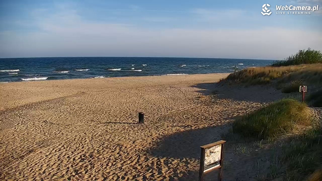 BOBOLIN - widok na plażę - 14 maj 2025, 07:17