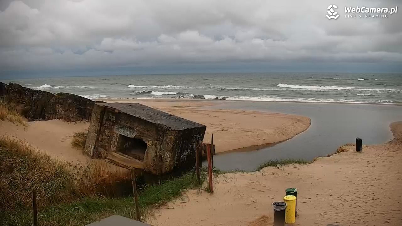 BOBOLIN - widok na plażę - 17 maj 2025, 04:40