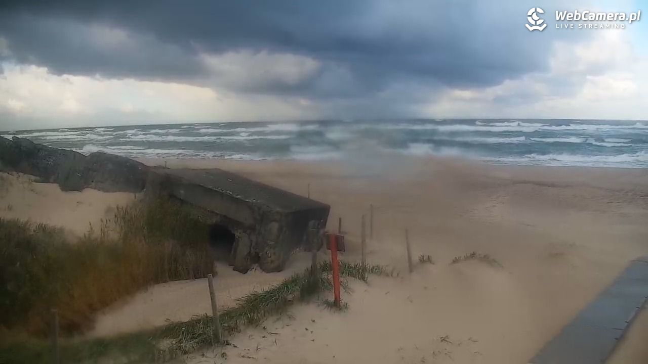 BOBOLIN - widok na plażę - 09 październik 2026, 07:11