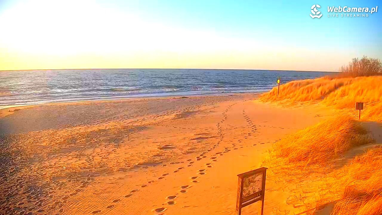 BOBOLIN - widok na plażę - 07 kwiecień 2026, 19:16