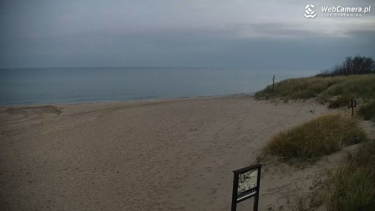 BOBOLIN - widok na plażę - 23 październik 2025, 07:09