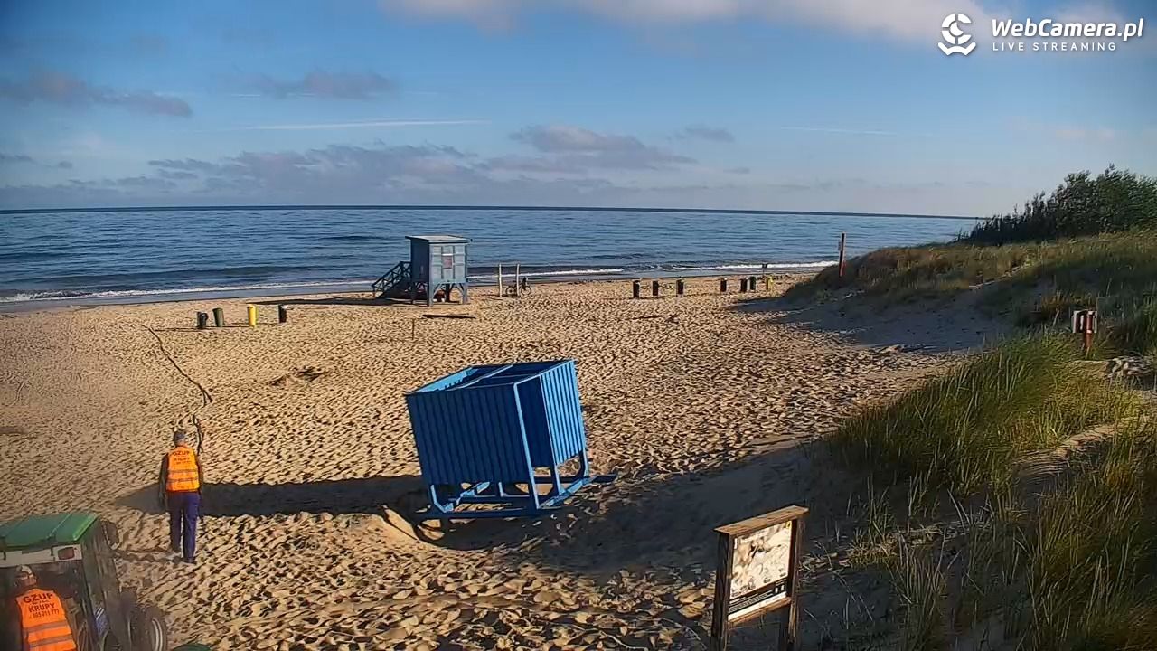 BOBOLIN - widok na plażę - 10 lipiec 2026, 07:25