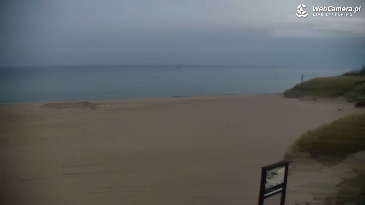 BOBOLIN - widok na plażę - 23 październik 2025, 07:09