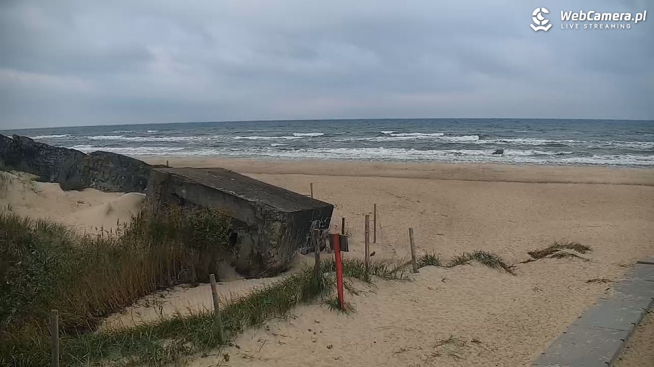 BOBOLIN - widok na plażę - 06 październik 2026, 06:58
