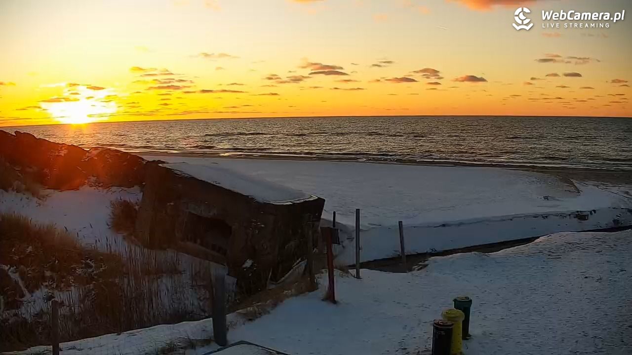 BOBOLIN - widok na plażę - 19 luty 2026, 17:05