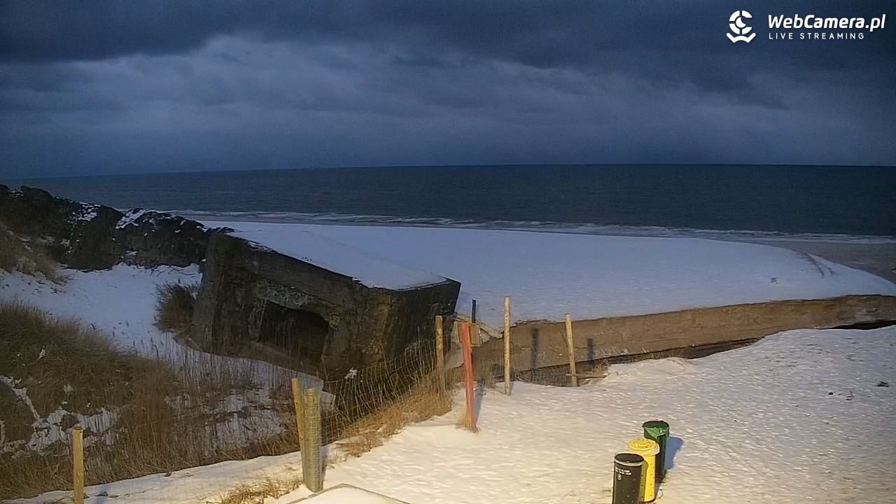 BOBOLIN - widok na plażę - 18 luty 2026, 06:41
