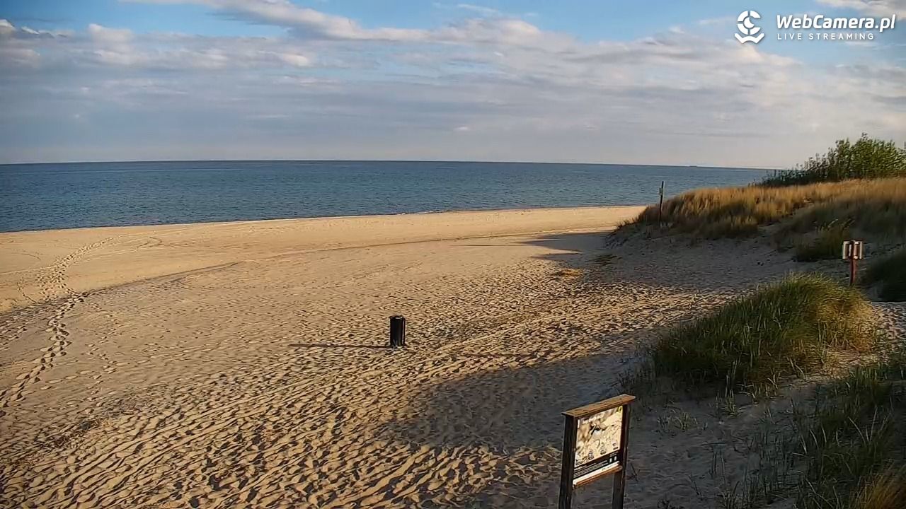 BOBOLIN - widok na plażę - 13 maj 2025, 07:12