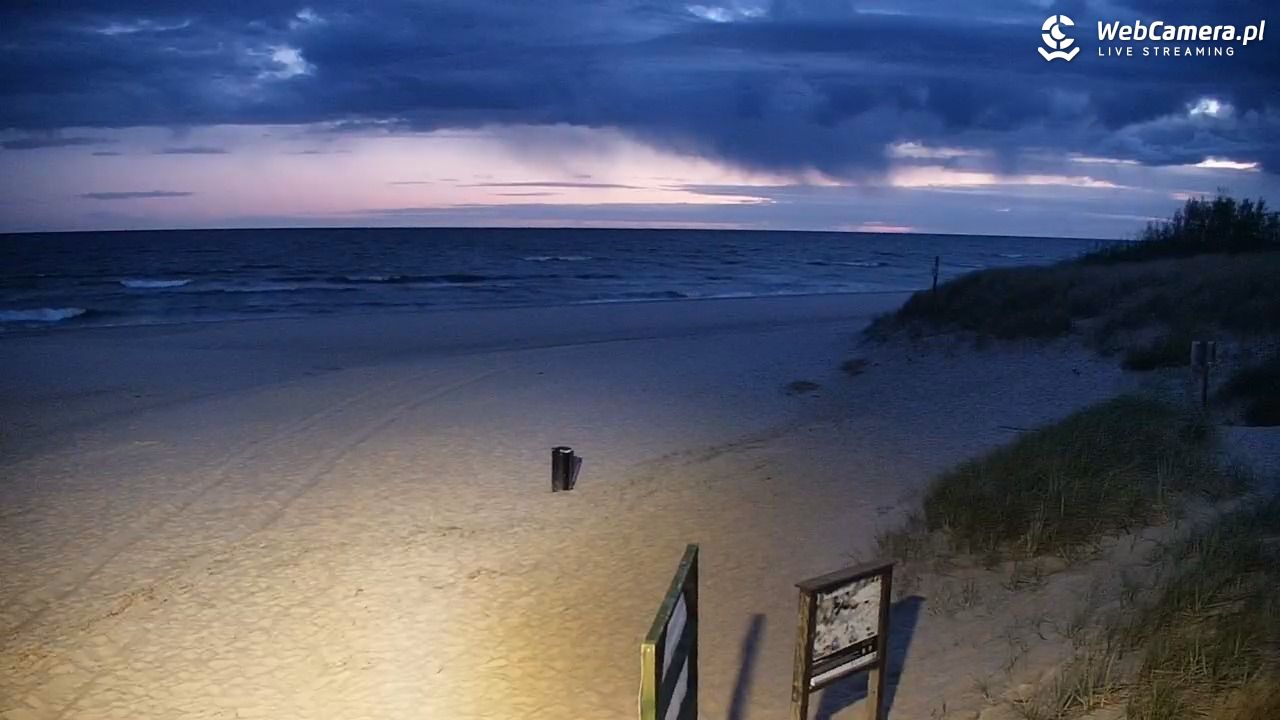 BOBOLIN - widok na plażę - 15 maj 2025, 03:55