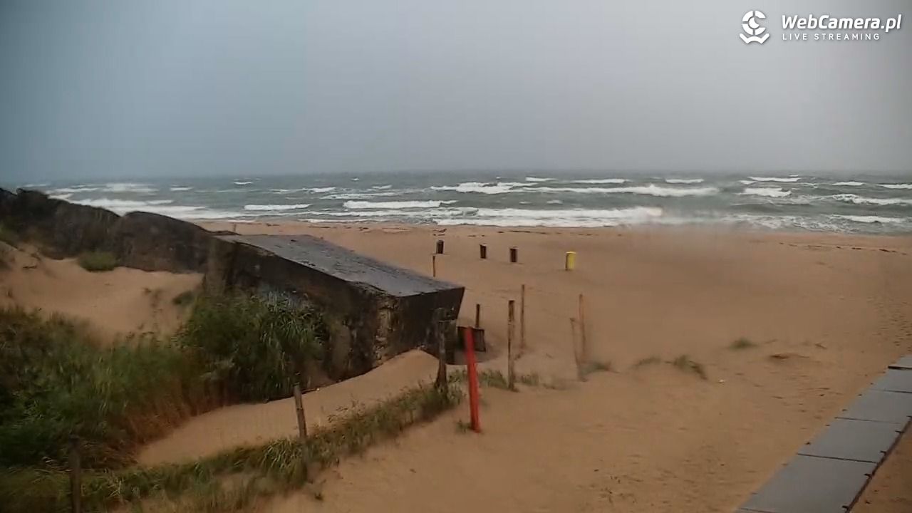 BOBOLIN - widok na plażę - 23 sierpień 2026, 05:49
