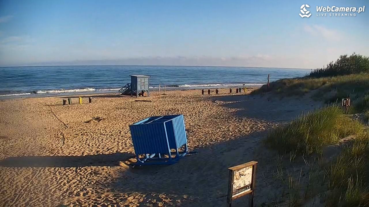 BOBOLIN - widok na plażę - 10 lipiec 2026, 06:50