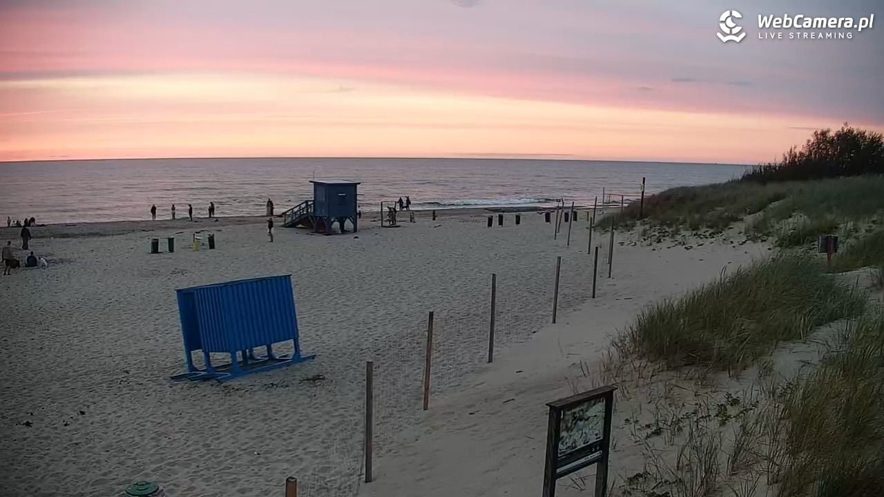 BOBOLIN - widok na plażę - 21 sierpień 2026, 20:24